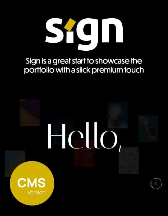 Sign CMS
